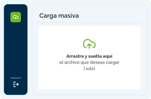 Sección de carga masiva en watchlyst